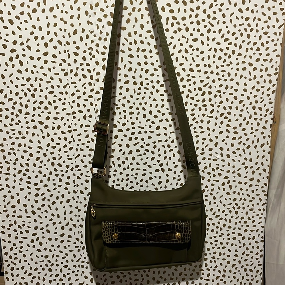 Nylon Longchamp crossbody